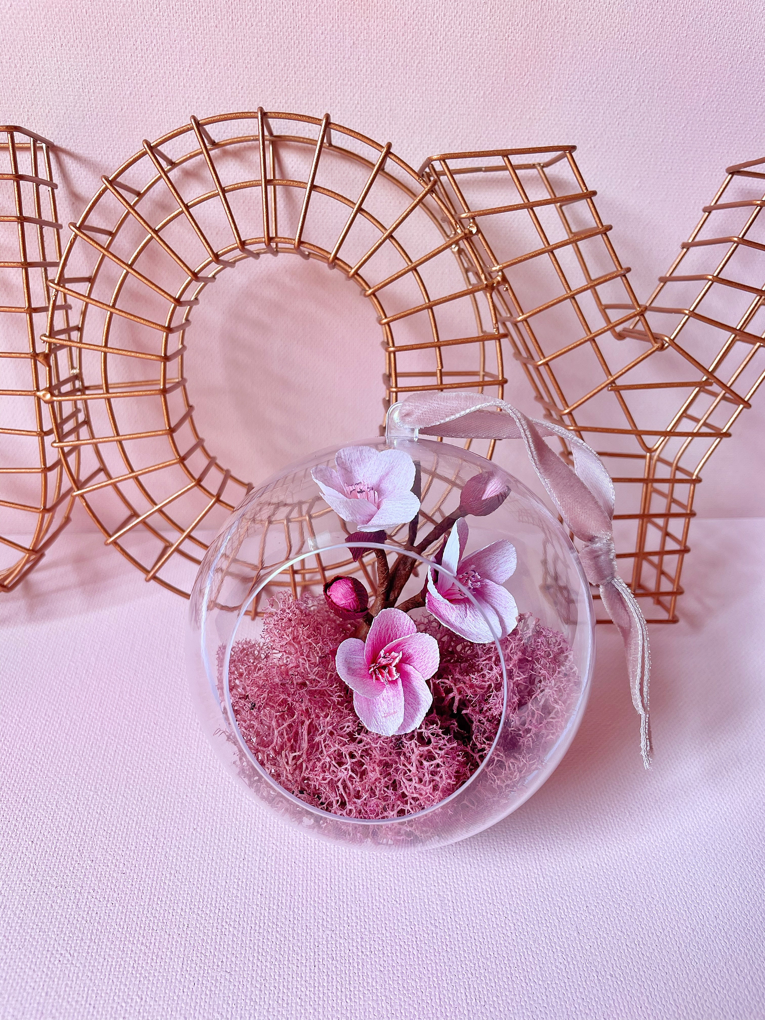 Clear Globe Sakura Ornament